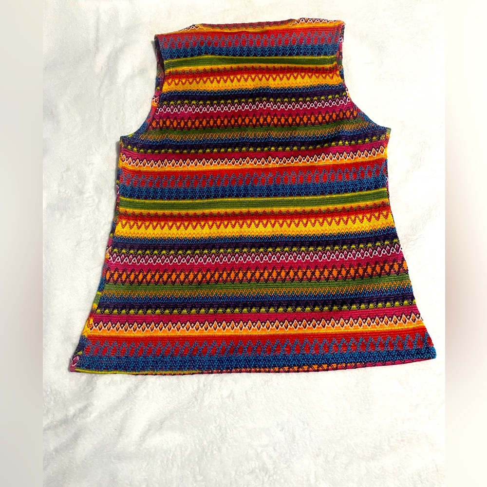 SHEIN Multicolor Patterned Tank Top | Large - Picture 6 of 8